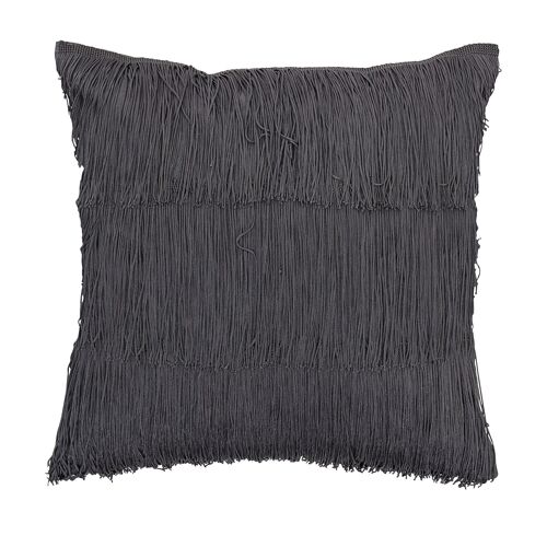 Cushion, Grey, Cotton - (L40xW40 cm)