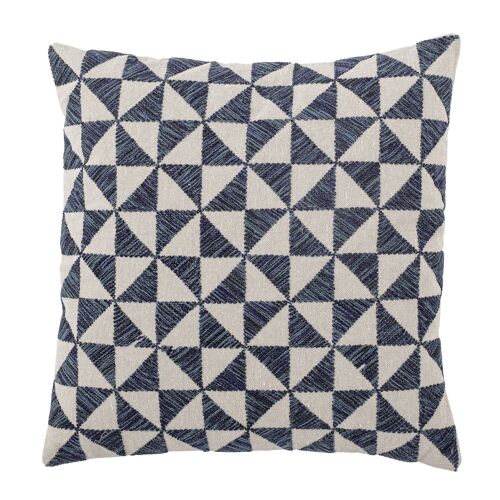 Darnel Cushion, Blue, Cotton - (L45xW45 cm)