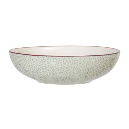 Patrizia Bowl, Green, Stoneware - (D21,5xH6 cm)