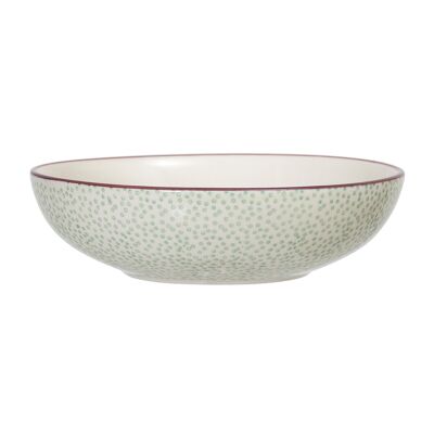 Patrizia Bowl, Green, Stoneware - (D21,5xH6 cm)