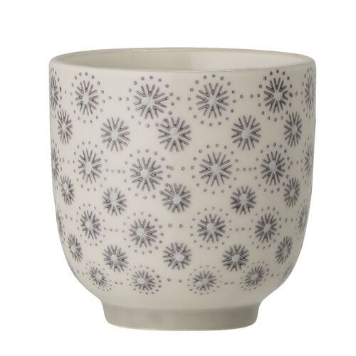Elsa Cup, Grey, Stoneware - (D7xH7 cm)