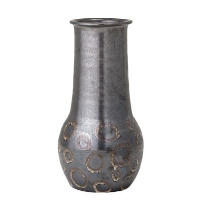 Gorm Deco Vase, Schwarz, Terrakotta - (D24xH47 cm)