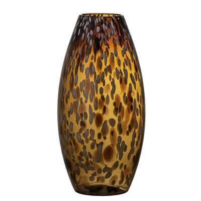 Daraz Vase, Braun, Glas - (D17xH32 cm)