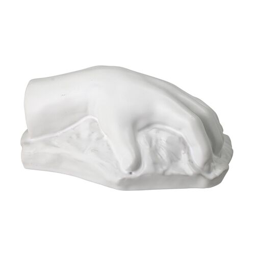 Shirie Deco, White, Stoneware - (L20xH10xW16 cm)