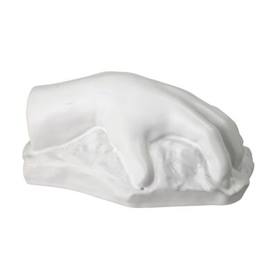 Shirie Deco, Weiß, Steinzeug - (L20xH10xB16 cm)