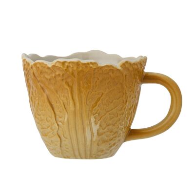 Savanna Cup, Yellow, Stoneware - (D10xH8 cm)