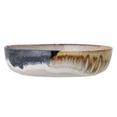 Jules Serving Bowl, Grey, Stoneware - (D25xH6,5 cm)
