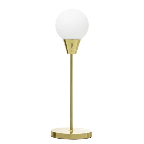 Adela Table lamp, Gold, Metal - (D19xH55 cm)