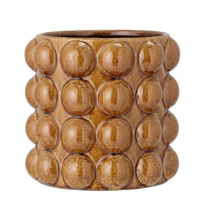 Deia Flowerpot, Brown, Stoneware - (D23,5xH22,5 cm)