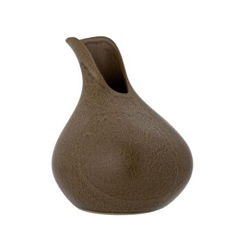 Vase Amina, Marron, Grès - (L16xH18xW14 cm) 2