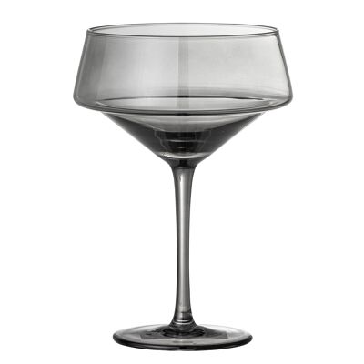 Verre à cocktail Yvette, grått, verre - (D13xH18 cm, pack de 4)