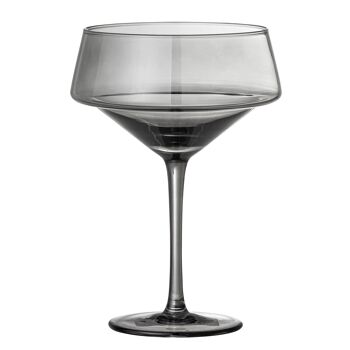 Verre à cocktail Yvette, grått, verre - (D13xH18 cm, pack de 4) 1