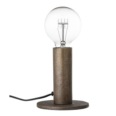 Bruce Lámpara de mesa, Latón, Metal - (D13xH15 cm)