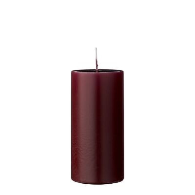 Candela Anja, Rosso, Parafin - (D7xH15 cm)