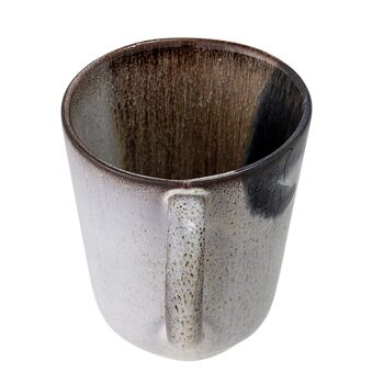 Mug Jules, Gris, Grès - (D9,5xH10 cm) 3