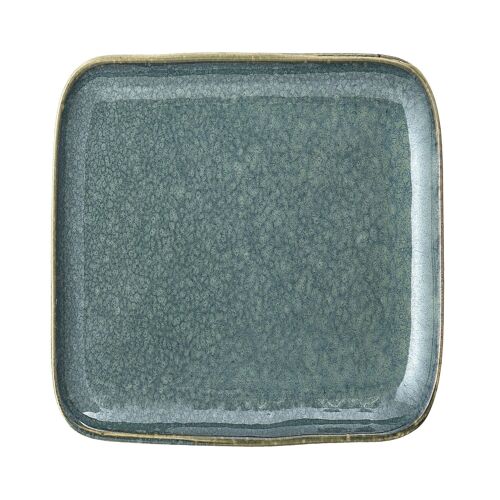Aime Plate, Green, Stoneware - (L26,5xW26,5 cm)
