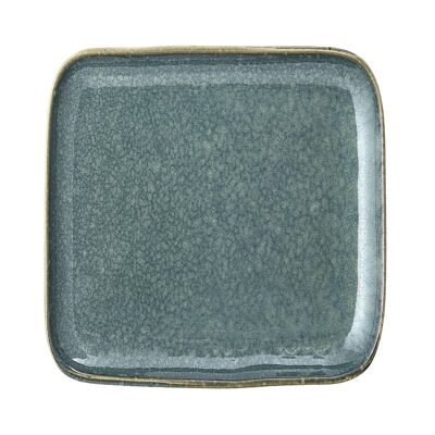 Plato Aime, Verde, Gres - (L26,5xW26,5 cm)