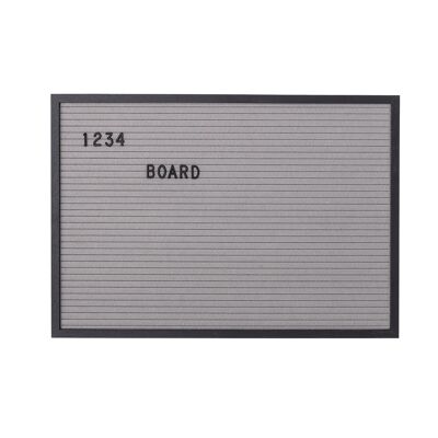 Obi Board, Black, MDF - (L50xH35 cm)