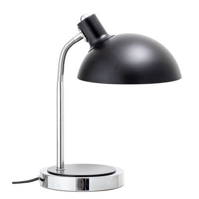 Stalia Lampe à poser, Noir, Métal - (D23xH40 cm)