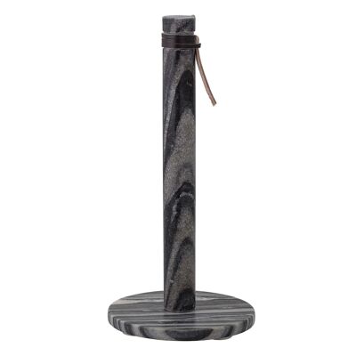 Kaj Kitchen Paper Stand, Grey, Marble - (D14xH30 cm)