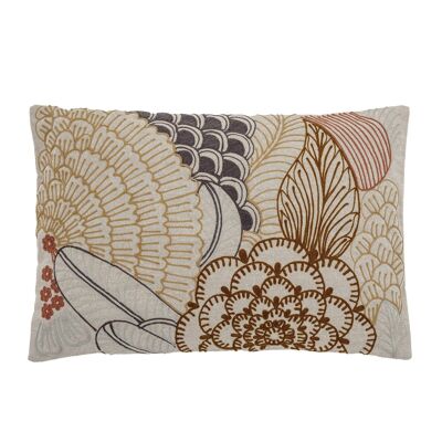 Graham Cushion, Nature, Cotton - (L60xW40 cm)