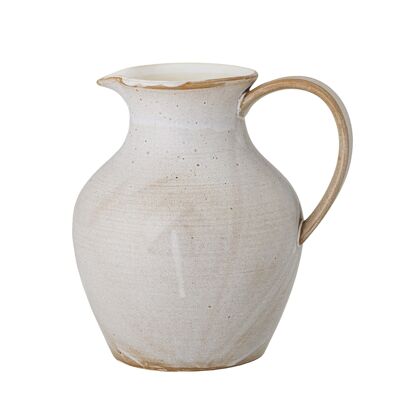 Lavra Jug, Nature, Stoneware - (D15,5xH20 cm)