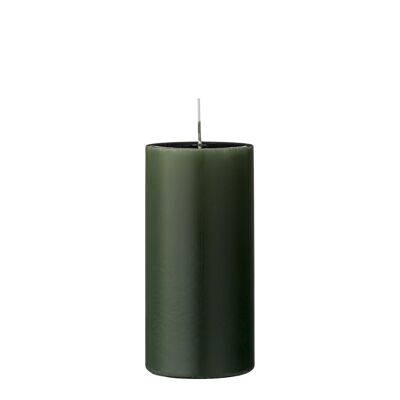 Candela Anja, Verde, Parafin 2. - (D7xH15 cm)