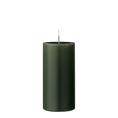 Anja Candle, Green, Parafin 2. - (D7xH15 cm)