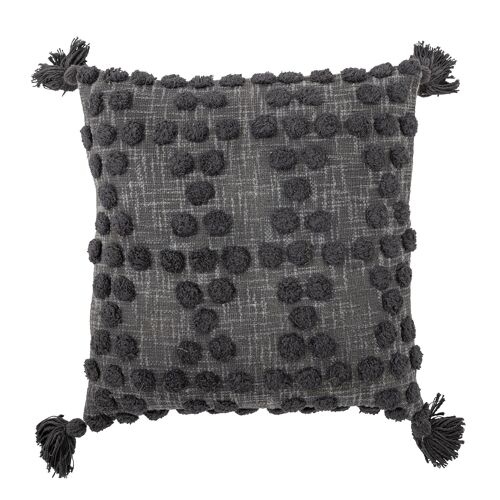Adiva Cushion, Grey, Cotton - (L45xW45 cm)