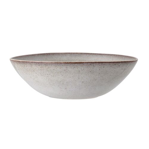 Sandrine Serving Bowl, Grey, Stoneware - (D32xH10 cm)