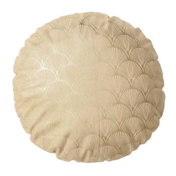 Coussin Farus, Nature, Coton - (D45 cm) 1