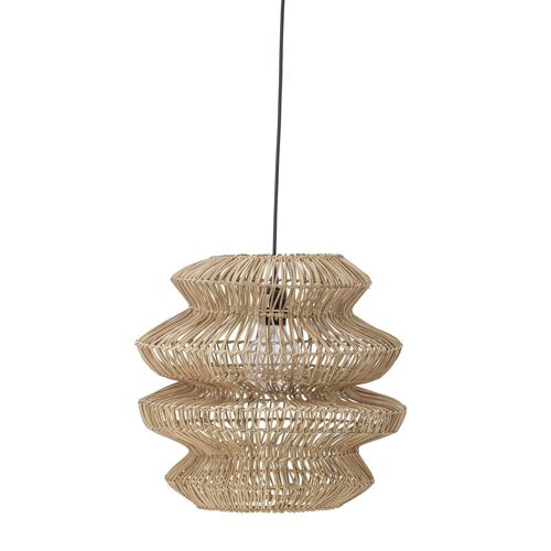 Dunia Pendant Lamp, Nature, Rattan - (D40xH40 cm)