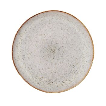 Assiette Sandrine, Gris, Grès - (D28,5 cm) 1