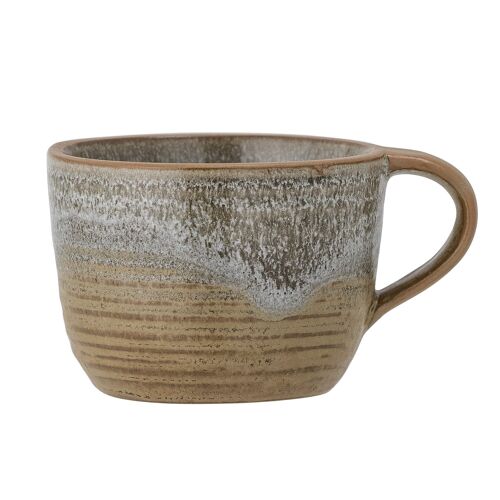 Hariet Cup, Green, Stoneware - (D9xH6,5 cm)