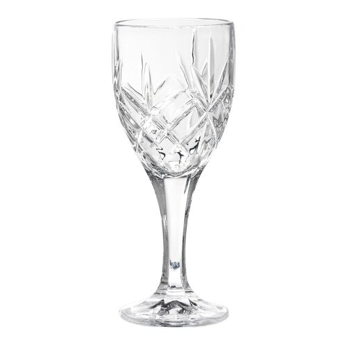 Sif Wine Glass, Clear, Glass - (D8,5xH20,5 cm)