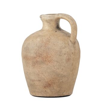 Nicas Déco Vase, Marron, Terre Cuite - (D12,5xH17 cm) 2