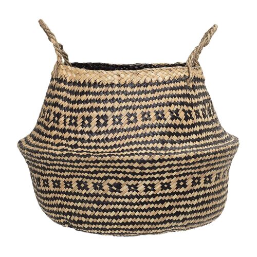 Floria Basket, Nature, Seagrass 2. - (D40xH30 cm)