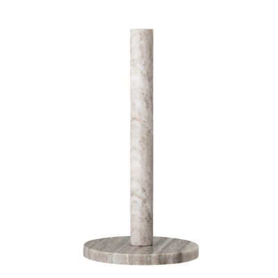 Emy Kitchen Paper Stand, Nature, Marble - (D15xH30 cm)