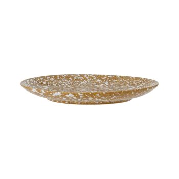 Assiette Carmel, Marron, Grès - (D26xH3,5 cm) 3