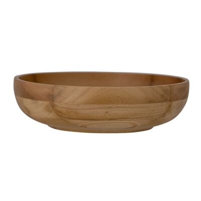 Zeline Bowl, Brown, Mahogany - (D21xH5 cm)
