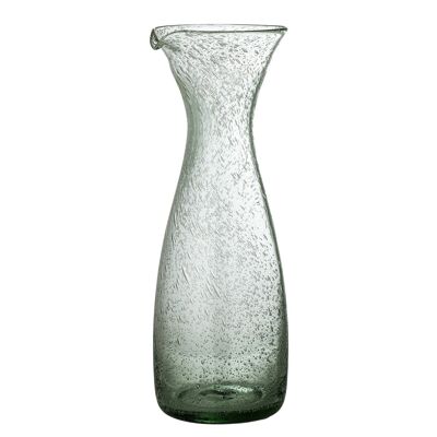 Manela Decanter, Green, Glass - (D11,5xH32 cm)