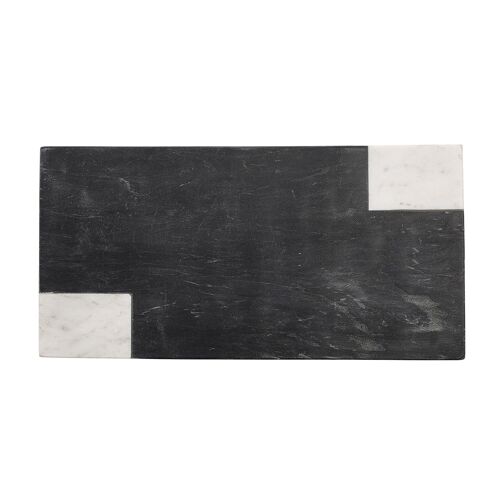 Elvia Cutting Board, Black, Marble 1. - (L45,5xH1,5xW23 cm)