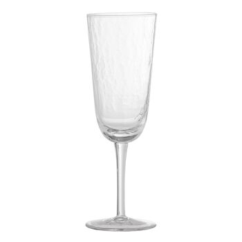 Verre à Champagne Asali, Transparent, Verre - (D6,5xH21 cm, Lot de 4) 1