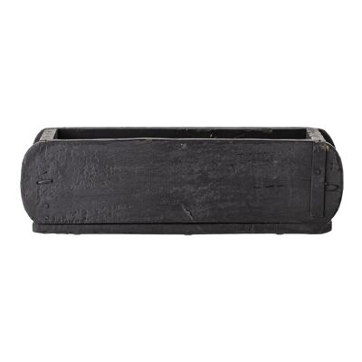 Janemaria Box, Black, Recycled wood - (L30xH10xW15 cm)
