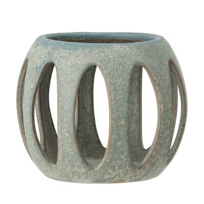 Buur Votive, Verde, Gres - (D12xH9,5 cm)