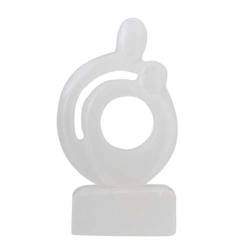 Cise Deco, White, Alabaster - (L9xH16xW4 cm)