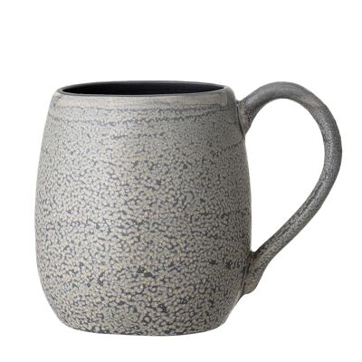 Kendra Mug, Grey, Stoneware - (D10,5xH11 cm)