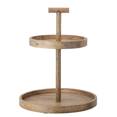 Bille Etagere, Natur, Mango - (D35,5xH41,5 cm)