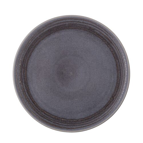 Raben Plate, Grey, Stoneware - (D30 cm)