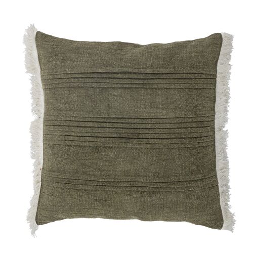 He Cushion, Green, Cotton - (L45xW45 cm)